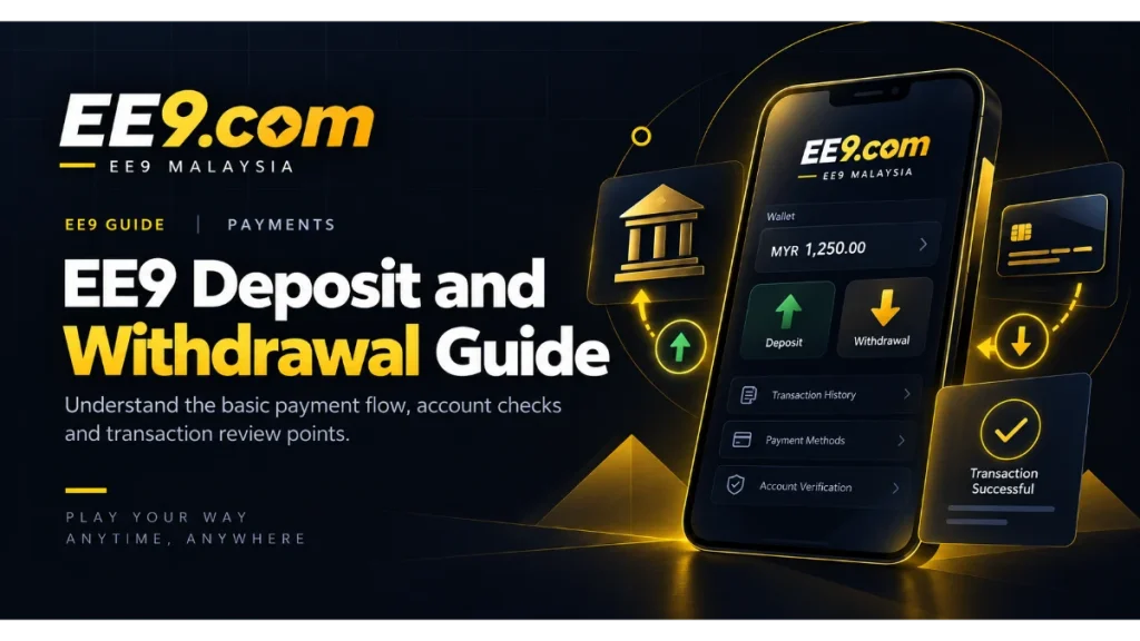 EE9 deposit and withdrawal payment guide