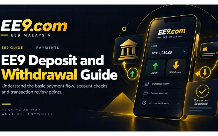 EE9 deposit and withdrawal payment guide