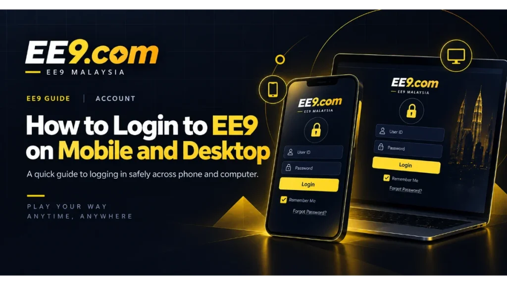 EE9 login guide for mobile and desktop access